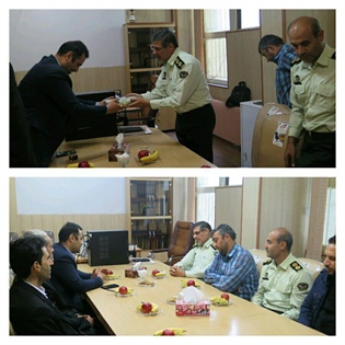 دیدار مدیر عامل سازمان فاوای شهرداری ارومیه با سرهنگ کوره بلاغی رئیس پلیس فتای استان آذربایجان غربی به مناسبت هفته ناجا