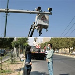 نظارت بر نصب دوربین های ثبت تخلفات و کنترل ترافیک شهرداری ارومیه از سوی سازمان فناوری اطلاعات و ارتباطات