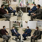 حضور نایب رییس شورای اسلامی شهر ارومیه در سازمان فاوا به مناسبت هفته پدافند غیرعامل